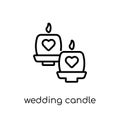 wedding Candle icon from Wedding and love collection.