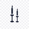 wedding Candle transparent icon. wedding Candle symbol design fr