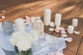 Wedding candles Royalty Free Stock Photo