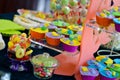 Wedding candy bar Royalty Free Stock Photo