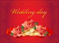 Wedding card Royalty Free Stock Photo