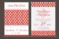 Wedding card or banner with text template.