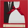 Wedding card, elegant style Royalty Free Stock Photo