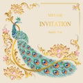 Indian wedding Invitation card templates .