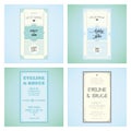 Wedding cards Royalty Free Stock Photo