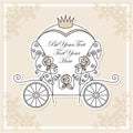 Wedding carriage Royalty Free Stock Photo