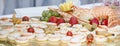 Wedding catering buffet Royalty Free Stock Photo