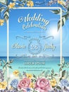 Wedding celebration poster