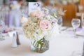 Wedding center piece table setting