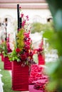 Wedding Ceremony Aisle Decor Royalty Free Stock Photo