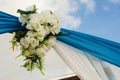 Wedding ceremony flowers Royalty Free Stock Photo