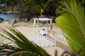 Wedding Details at Las Caletas Beach Royalty Free Stock Photo