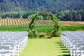 Wedding Ceremony Location in Oregon Royalty Free Stock Photo