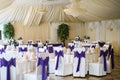 Wedding chair and table setting