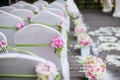 Wedding chairs Royalty Free Stock Photo