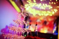 Wedding Champagne glasses Royalty Free Stock Photo
