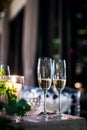 Wedding Champagne glasses Royalty Free Stock Photo