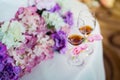 Wedding Champagne glasses Royalty Free Stock Photo