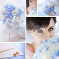 Wedding Collage Royalty Free Stock Photo