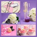 Wedding collage Royalty Free Stock Photo