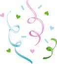 Wedding confetti icon