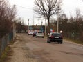 Wedding cortege in Ukraine