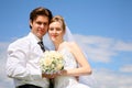 Wedding couple Royalty Free Stock Photo