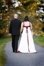 Wedding couple bride and groom