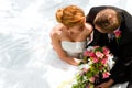 Wedding couple - bride and groom Royalty Free Stock Photo