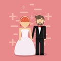 Wedding couple design