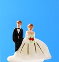 Wedding couple doll Royalty Free Stock Photo