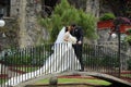 Wedding Couple kissing