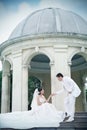 wedding couple portrait