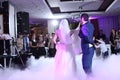 Wedding couple waltz