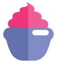 Wedding cupcake, icon