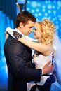 Wedding dance the bride and groom Royalty Free Stock Photo