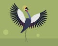 The wedding dance of the crowned crane