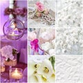 Wedding day collage Royalty Free Stock Photo