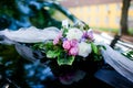 Wedding decor flowers bride Royalty Free Stock Photo