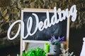 Wedding decor Royalty Free Stock Photo