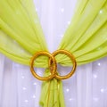 Wedding decoration, in the hall for celebrations Royalty Free Stock Photo
