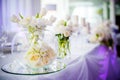 Wedding decoration with tulip Royalty Free Stock Photo