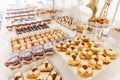 Wedding dessert table Royalty Free Stock Photo