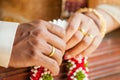 Wedding Details and garlands of thai style Royalty Free Stock Photo