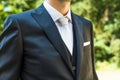 Wedding details. Man accessories.groom getting ready Royalty Free Stock Photo