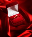 Wedding Diamond Ring Royalty Free Stock Photo