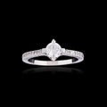 Wedding diamond ring Royalty Free Stock Photo