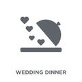 wedding Dinner icon from Wedding and love collection.