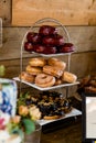 Wedding Donuts at Dessert Bar Reception Royalty Free Stock Photo