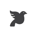 Wedding dove vector icon